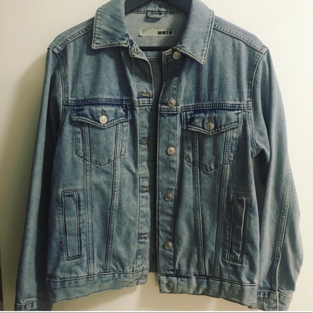 Topshop “oversized” denim jacket